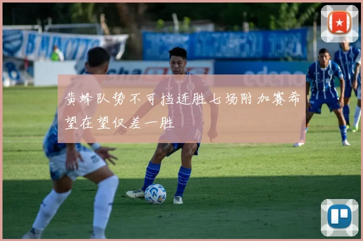 黄蜂队势不可挡连胜七场附加赛希望在望仅差一胜